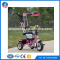 2014 El nuevo estilo embroma el bebé de tres ruedas de EVA embroma los juguetes del triciclo, triciclo del bebé de la seguridad, paseo en el coche embroma el triciclo con la azotea